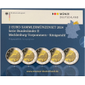 Duitsland 2 Euro Mecklenburg-Voorpommeren 2024 Proof set