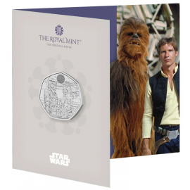 Engeland £0,50 Star Wars Han Solo & Chewbacca 2024 Blister